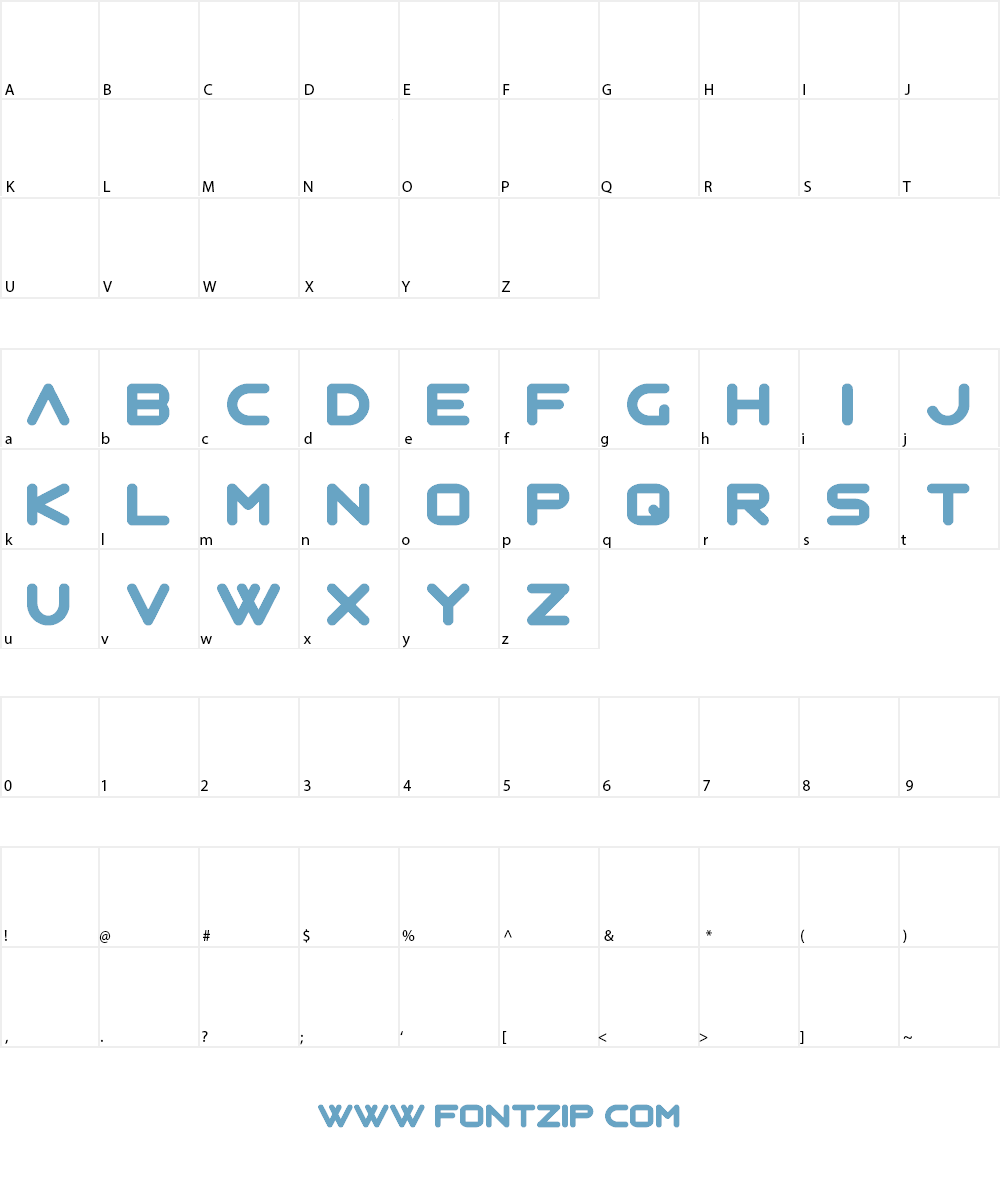 Zian Font Character